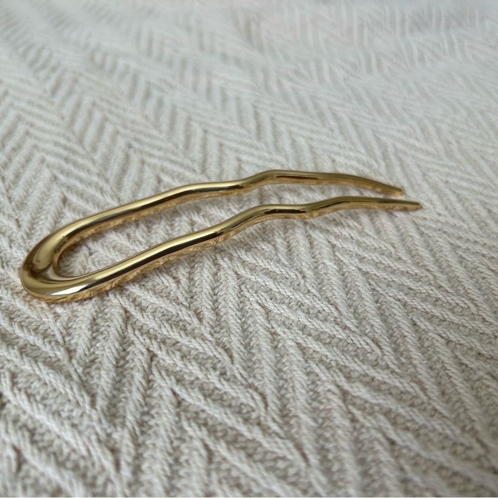 Metal French hair pin